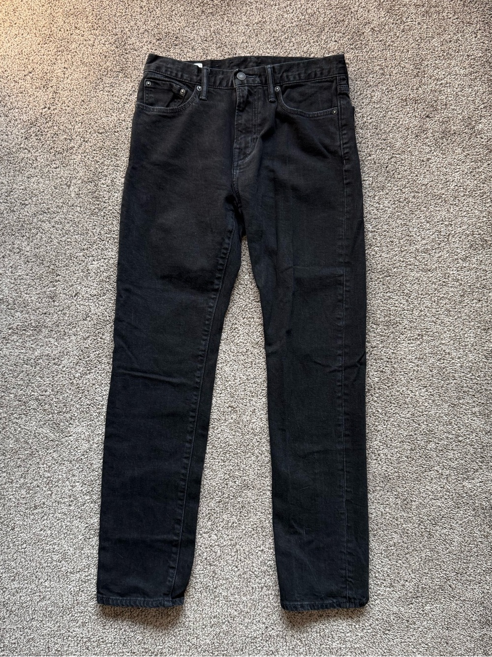 Gap Black Straight Jeans